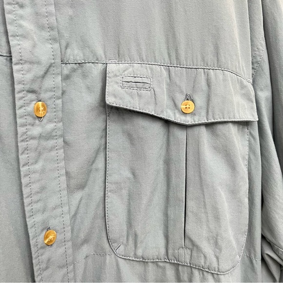 North Face hiking shirt - button down XL breathable slate blue vented techwear - Picture 7 of 11